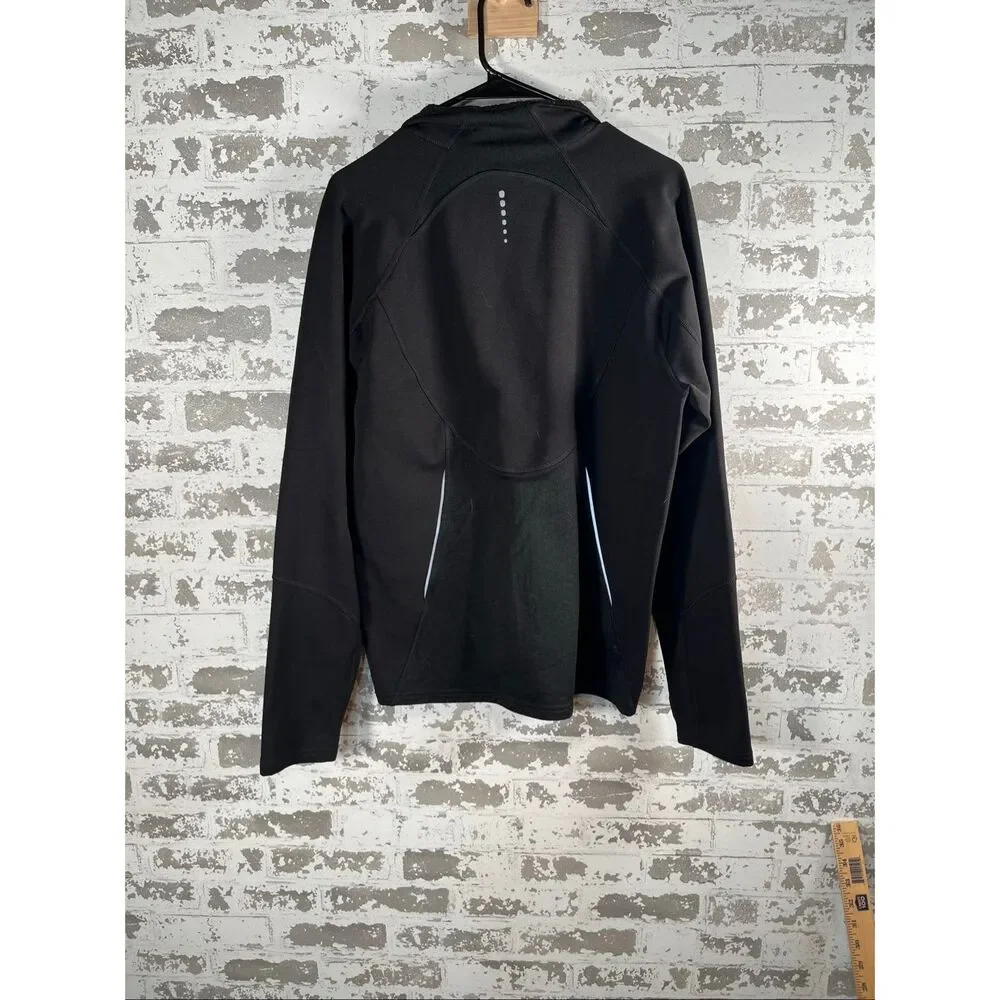 The north face | men black quart zip running pullover